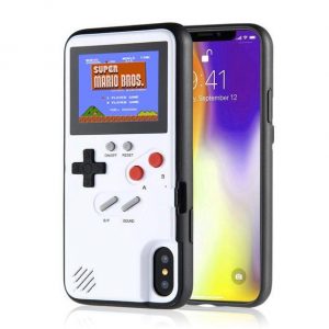 COQUE IPHONE RETROGAME™ LOOK GAMBEBOY COLOR(36 JEUX INCLUS)